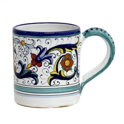 Vecchia Deruta Straight Mug 4 in high; 10 oz