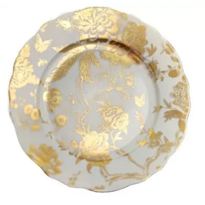 Jardin Secret White/Gold Accent Plate (Special Order)