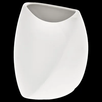 White Vase 17 Cm, Large