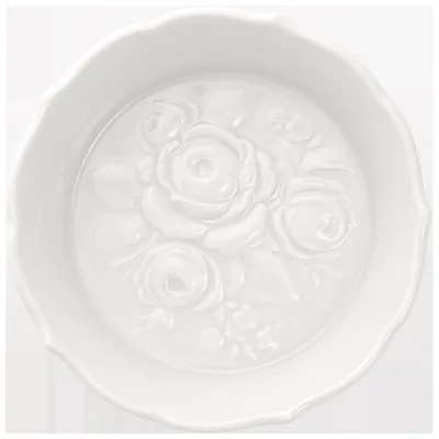 White Bowl With Rose Bouquet