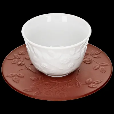 White Tea Bowl & Saucer