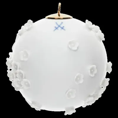 Tree Ornament Ball Snowball Blossoms Round 5 Cm