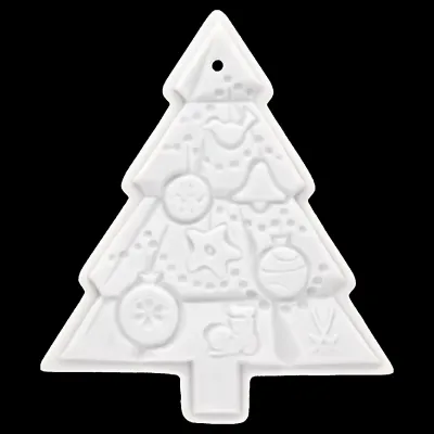 Tree Decoration Bisque Christmas Tree