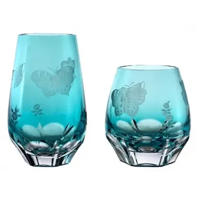 Papillon Turquoise Double Old Fashioned