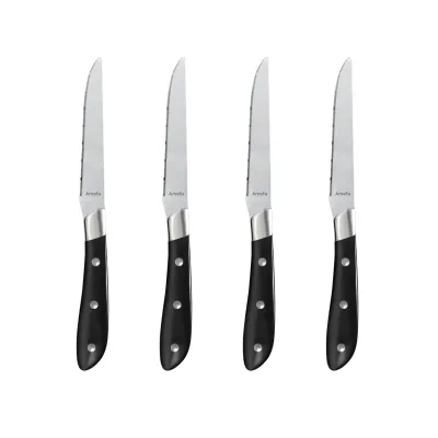 Achille ABS Black Steak Knives Set of 4