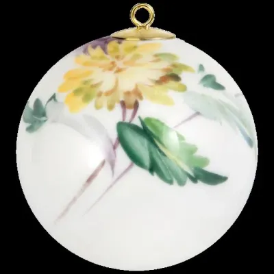 Tree Ornament Woodland Flora With Insects Christmas Bauble With Buttercup Round 5 Cm