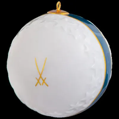 Tree Ornament Christmas Bauble Amaryllis Round 7 Cm