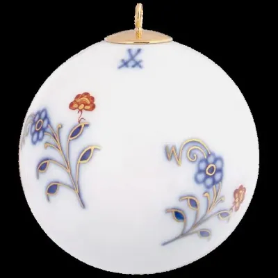 Tree Ornament Noble Blue Christmas Bauble Round 5 Cm