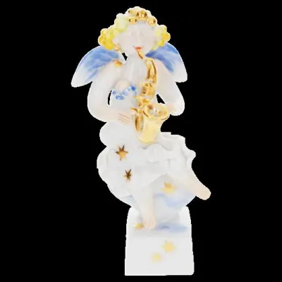 Angel With Saxophone, Figurine with Gold