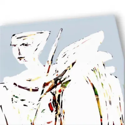 Limited Masterworks 2018 Wall Painting Angel Ii 75 X 54 Cm
