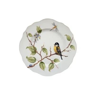 Little Birds Of The Forest Yellow Bird Dinner Plate