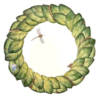 Exquisite Leaves Embossed Leaf Plate