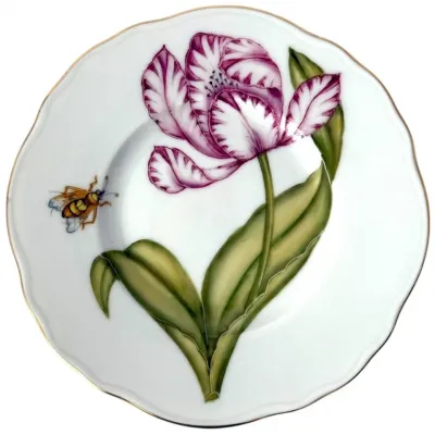 Rhapsody Of Colors Purple Tulip Bread And Butter Plate