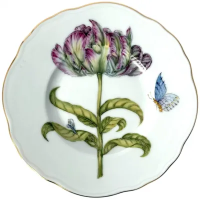 Rhapsody Of Colors Parrot Tulip Bread And Butter Plate