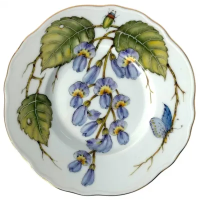 Rhapsody Of Colors Wisteria Flower Bread And Butter Plate