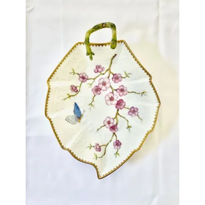 Leaf Plate (Cherry Blossom) 9.5" L