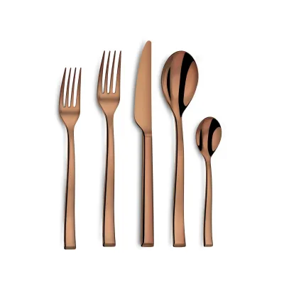 Side Copper PVD 5 Pc Place Setting