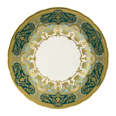 Heritage Forest Green and Turquoise Dinnerware