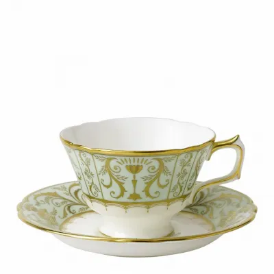 Harlequin Darley Abbey Green Tea Cup & Saucer (Gift Boxed)