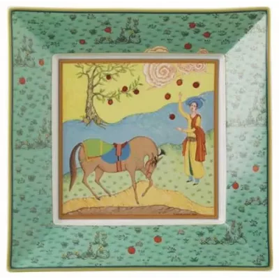 Legendes Persanes Vert N°1 Square Trinket Tray 11.02 X 11.02 in Gift Box