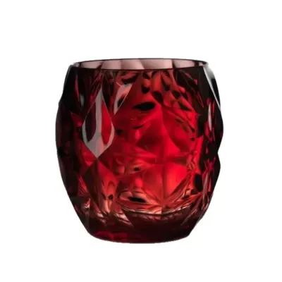 Venezia Tumbler Red H 3.5" x Diam 3", 8.5 oz