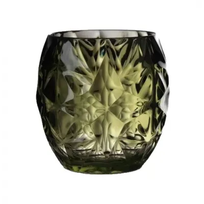 Venezia Tumbler Green H 3.5" x Diam 3", 8.5 oz