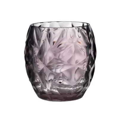 Venezia Tumbler Smoke H 3.5" x Diam 3", 8.5 oz
