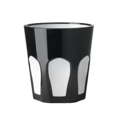 Gulli Tumbler Black/White H 4" x Diam 4", 12 oz