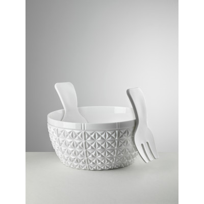 Churchill Salad Bowl White H 5" x Diam 10", 85 oz