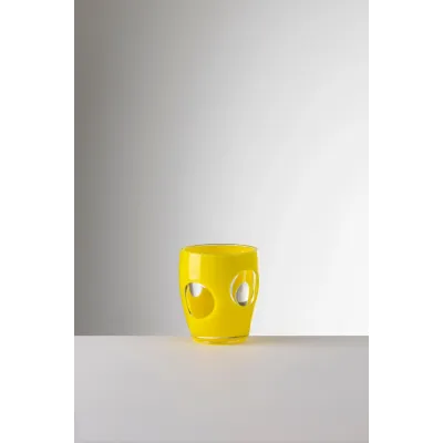 Fisheye Tumbler Yellow H 4.25" x Diam 3.5" - 13oz