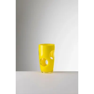 Fisheye Highball Yellow H 6" x Diam 3.5" - 20oz