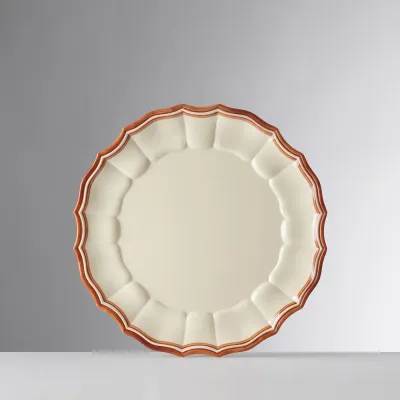 Eva Ivory / Red Dinnerware