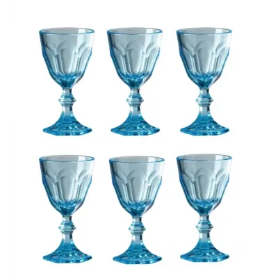 Snow White Turquoise Apertivo Glass Pack of 6