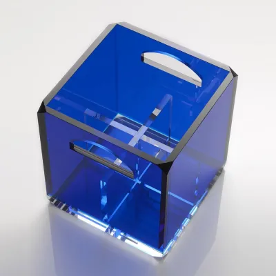 Message in a Bottle Blue Wine Bottle Holder