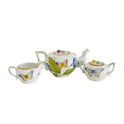 Morning Glory Tea Set 5" H 32 Oz.