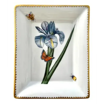 Blue Iris Flower Tray/Vide Poche