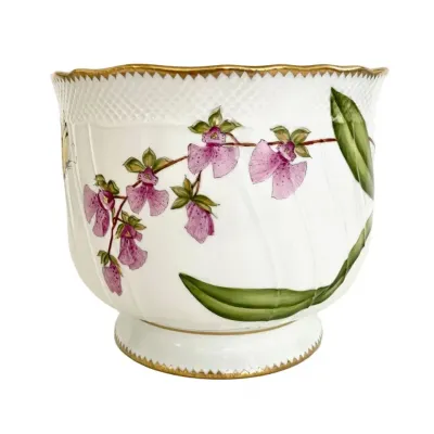 Round Cachepot (Orchid) 7" H X 6.25" W