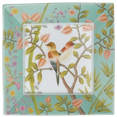 Paradis Fond Turquoise N°3 Square Trinket Tray 6.89 X 6.89 in Gift Box