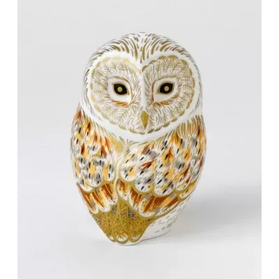 Winter Owl Paperweight