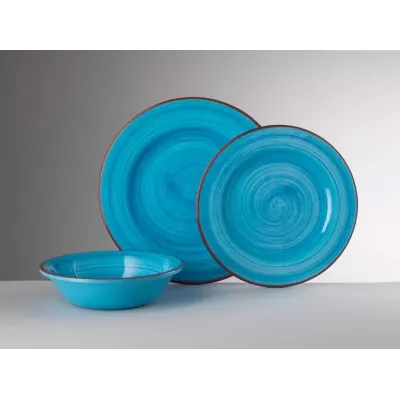 St. Tropez Melamine Dinnerware Turquoise