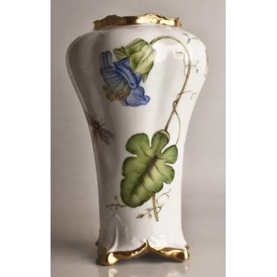 Studio Collection Blue Flower Antique Vase 9 in High