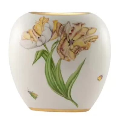 Double Tulips Vase 10 in Wide 8.5 in High