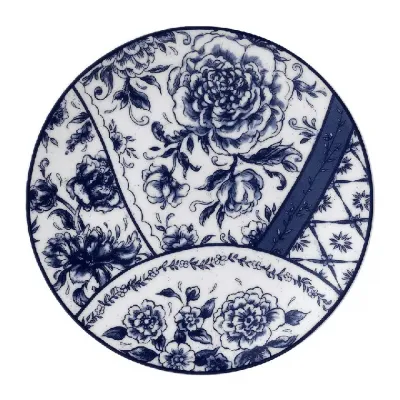 Victoria's Garden Blue Dinnerware