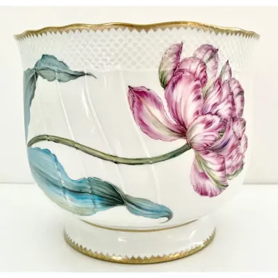 Round Cachepot (Botanical Treasures) 7" H X 6.25" W