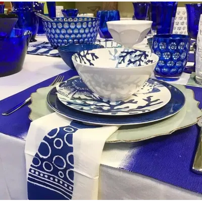 Corallo Blue Melamine Dinnerware