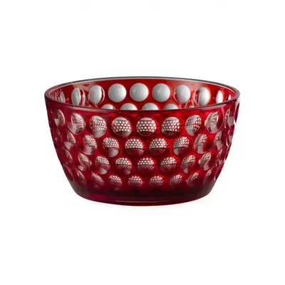 Lente Snack/Cereal Bowl Red H 2.75" x Diam 5.5", 15 oz