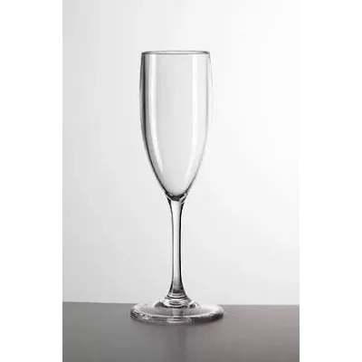 Flute Clear H 8" x Diam 2", 4.25 oz