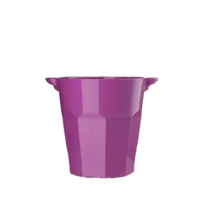 Champagne Bucket Glazed Fuchsia H 8.5" x Diam 8", 100 oz