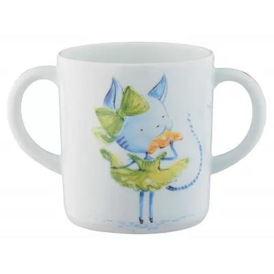 Les Petits Parisiens Fille Baby Cup 6.8 oz Gift Box