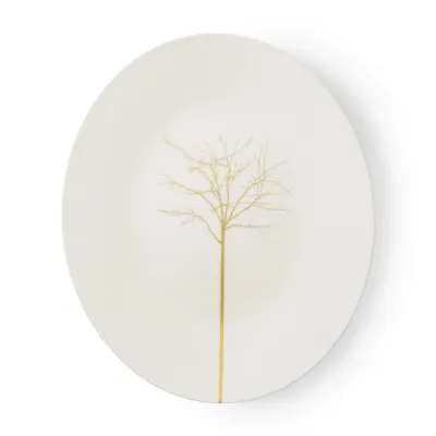 Golden Forest Oval Platter 39 Cm